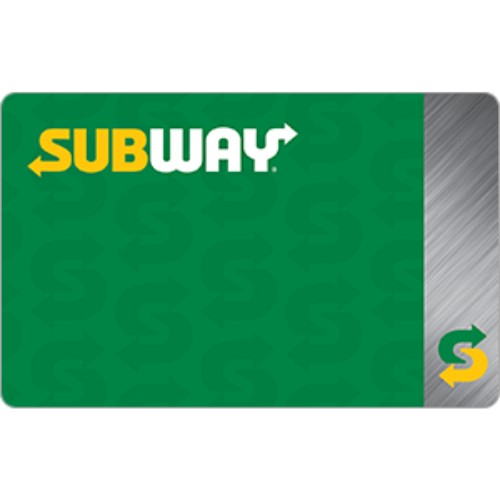Subway Gift Card